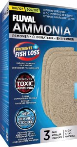 Fluval Wkład redukujący związki azotowe Ammonia Remover 107/207, 3szt./op. 1