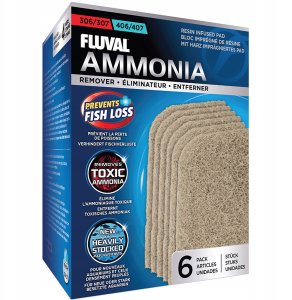 Fluval Wkład redukujący związki azotowe Ammonia Remover 307/407, 6szt./op. 1