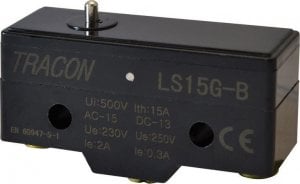 Tracon Electric Łącznik krańcowy ze zderzakiem LS15G-B 1