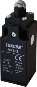 Tracon Electric Łącznik krańcowy VP102 z głowicą pionową z rolką 1