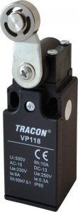 Tracon Electric Łącznik krańcowy VP118 z dźwignią regulowaną i rolką 1