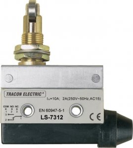 Tracon Electric Łącznik krańcowy z rolką LS7312 1