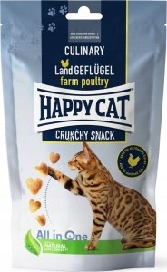 Happy Cat Crunchy Snack farm poultry, przysmak, dla kotów, kurczak i marchew, 70g 1