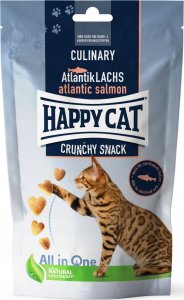 Happy Cat Crunchy Snack Atlantic salmon, przysmak, dla kotów, łosoś i groszek, 70g 1