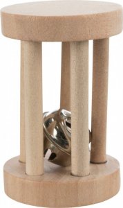 Trixie Rolka do zabawy, dla kota, z drewna, 3,4x6cm, z dzwonkiem 1