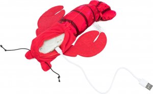 Trixie Zabawka Wriggle shrimp, zabawka, dla kota, czerwona, 23 cm, z kocimiętką 1