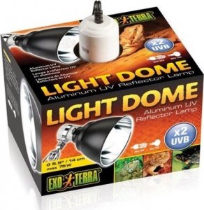Exo Terra Aluminiowy reflektor UV Light Dome, 14cm 1