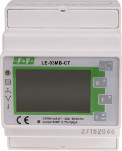 F&F Licznik energii elektrycznej 3-fazowy LE-03MB-CT MID M-BUS 1