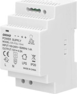 Orno Zasilacz na szynę DIN 12VDC 4,5A 54W OR-PSU-1644 1