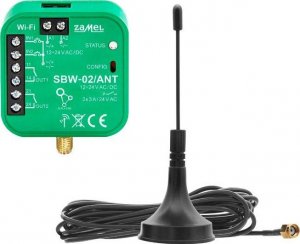 Zamel Supla - sterownik bramowy dopuszkowy 2-kanałowy z anteną Wi-Fi SBW-02/ANT 1