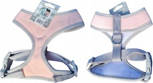 Barry King Szelki dla psa 34-45cm, szary/różowy 2