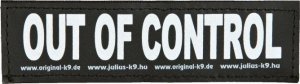 Trixie Naklejka na rzep 2 Julius-K9 , L, OUT OF CONTROL 2