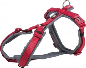 Trixie Premium trekking, szelki, dla psa, czerwony/grafit, taśma parciana, S–M: 44–53 cm/20 mm 1