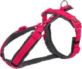 Trixie Premium trekking, szelki, dla psa, czerwony/grafit, taśma parciana, M: 53–64 cm/20 mm 4