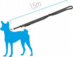 Barry King Smycz dla psa, 1,5x120cm, szary/błękitny 4