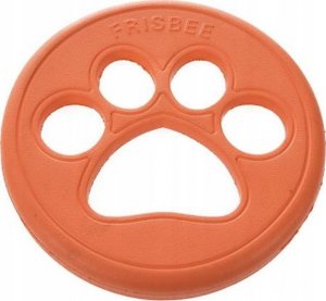 Barry King Zabawka dla psa, dysk z łapką, pływający, EVA , pomarańczowy, 23,5x2,6cm 1