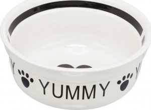 Trixie Miska ceramiczna, dla psa/kota, biało/czarna,1,6 l/ 20 cm, pasuje do TX-24642 1