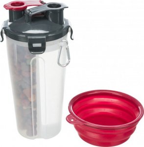 Trixie Pojemnik na karmę i wodę, plastik, o11 × 23 cm, 2 x 0,35 l 2