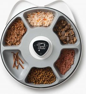 Catit Pixi Smart 6-Meal Feeder, karmidło automatyczne, dla kota, 32 × 34,5 × 9,2 cm 2