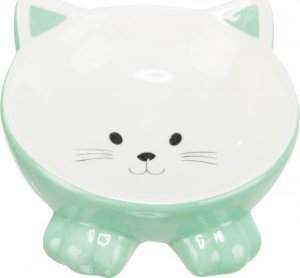 Trixie Miska ceramiczna, dla kota, w kształcie kota, różne kolory, 150ml, 14 cm, wysoka (TX-24807) 3