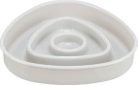 Trixie Slow Feeding, miska, dla kota, szara, plastik/TPR, 0,35 l/15×15 cm, spowalniająca jedzenie 4