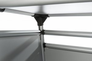 Trixie Transporter, aluminium, L–XL: 94 × 75 × 88 cm, srebrny/jasnoszary 7