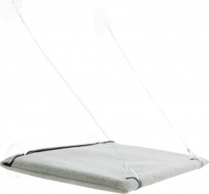 Trixie Mata do leżenia na szybę, welur, szara, 50x30 cm (TX-43209) 3