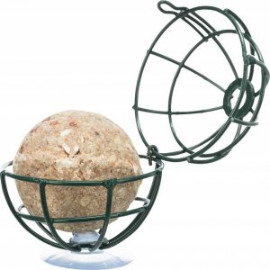 Trixie Uchwyt na szybę do kul tłuszczowych, ciemnozielony, metal, 7 cm 3