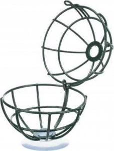 Trixie Uchwyt na szybę do kul tłuszczowych, ciemnozielony, metal, 7 cm 4