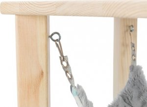 Trixie Kryjówka z hamakiem, dla królików miniaturowych, drewno/plusz, 37 × 29 × 37 cm 4