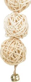 Trixie Kule rattanowe, dla ptaków, rattan, 24 cm, z dzwonkiem 3