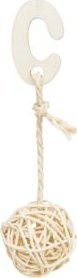 Trixie Kule rattanowe, dla ptaków, rattan, 24 cm, z dzwonkiem 4