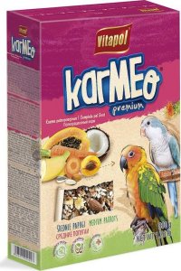 Vitapol Karmeo Premium karma pełnoporcjowa dla średnich papug 800g 1