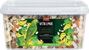 Vitapol Vitaline Karma pełnoporcjowa dla nimfy, nierozłączki, rozelli oraz innych średnich papug, wiadro 2,2 kg 2