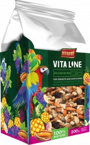 Vitapol Vitaline Mix bakaliowy dla papug i ptaków egzotycznych 200g, 4szt/disp 1