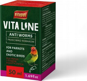 Vitapol Vitaline przeciwko robakom dla ptaków egzotycznych 50ml 2
