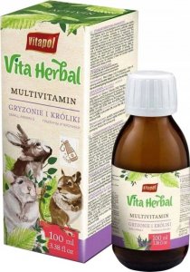 Vitapol Vita Herbal dla gryzoni i królika, Multivitamin 100ml 1