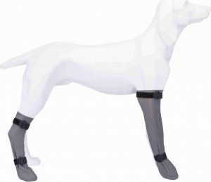 Trixie Skarpetka ochronna, silikon, XL: 12cm/45cm, szara 2