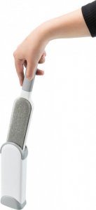 Trixie Szczotka do zbierania siersci z podstawka czyszczaca biała/szara, 33 cm 8