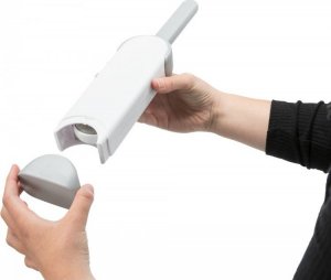 Trixie Szczotka do zbierania siersci z podstawka czyszczaca biała/szara, 33 cm 9