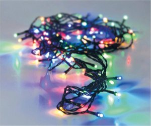 Lampki choinkowe H&S Decoration Oświetlenie LED diody kolorowe choinkowe 18m IP44 1