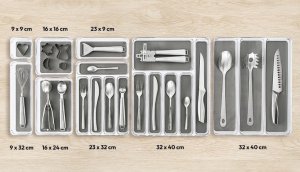 5five Organizer do szuflady kuchennej 9x32 Szafy Pudełko 4