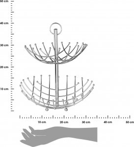 5five Dwupoziomowy kosz spiralny na owoce 3