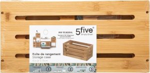 5five Pudełko Organizer na akcesoria Do łazienki Koszyk 2