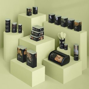 5five Ozdobna puszka na produkty sypkie Metalowa Pudełko 1kg 2