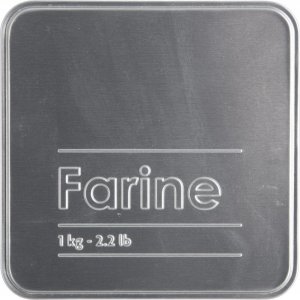 5five Ozdobna puszka na produkty sypkie Metalowa Pudełko 1kg 5