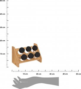 5five Bambusowy organizer na przyprawy 3
