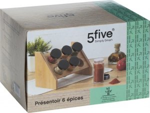 5five Bambusowy organizer na przyprawy 6