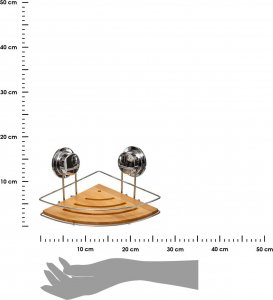 Koszyk prysznicowy 5five Narożna półka łazienkowa Venterra 3