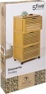 5five Szafka łazienkowa Sicela na kółkach 4